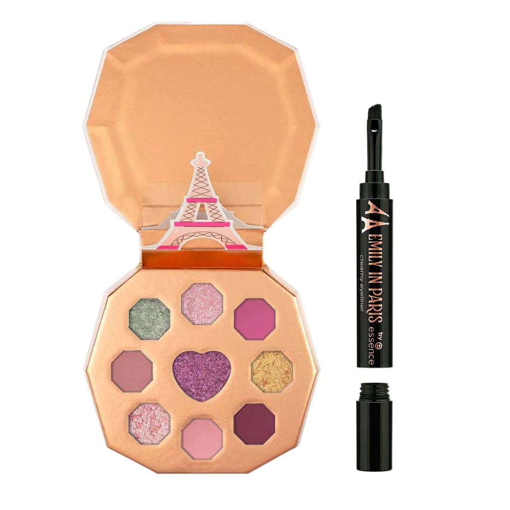 Emily In Paris by Essence Kit - Paleta de Sombras + Delineador