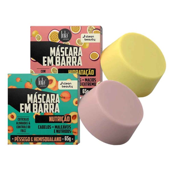 Encontraproduto.com.br - Lola Cosmetics Kit com 2 Máscaras em Barra