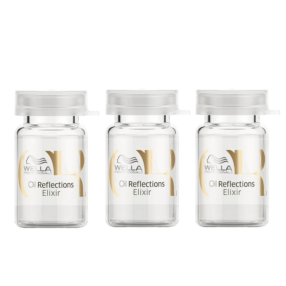 Wella Professionals Oil Reflections Kit – Com 3 Ampola de Tratamento