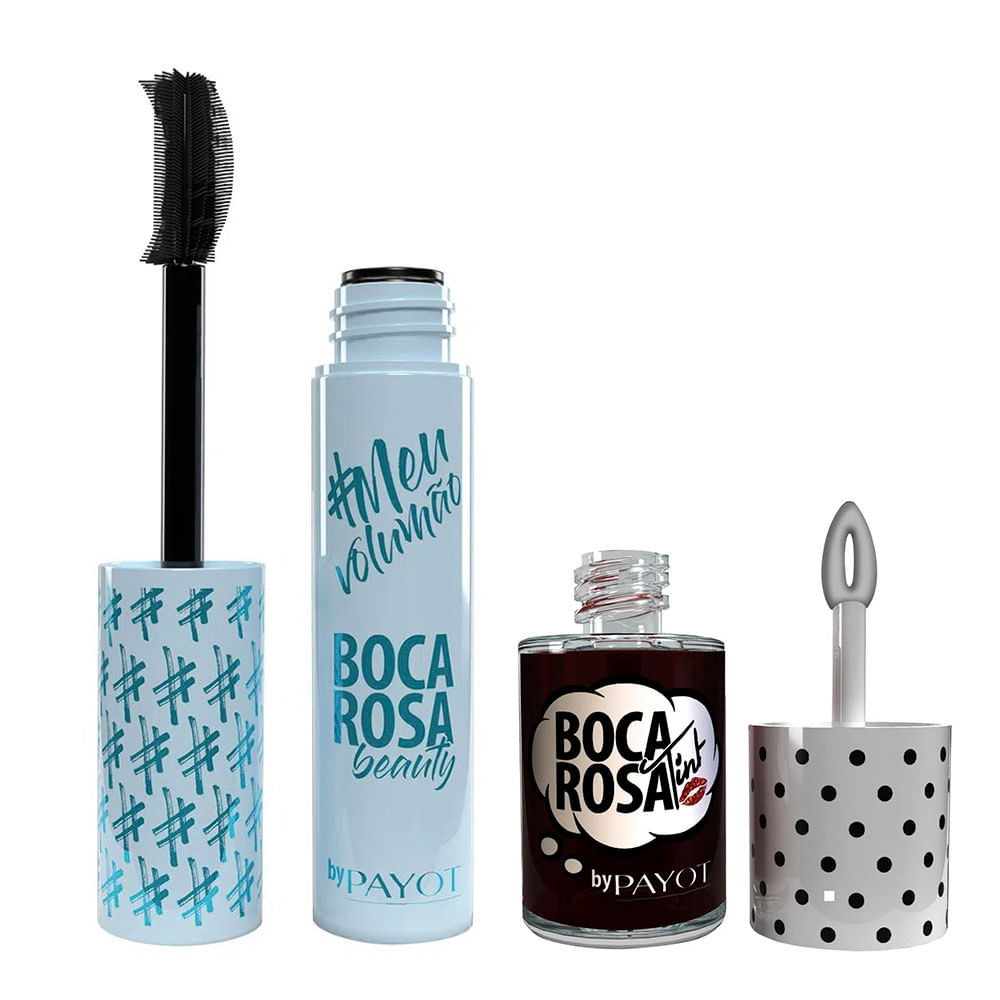 Boca Rosa By Payot Kit - Máscara para Cílios + Batom Líquido