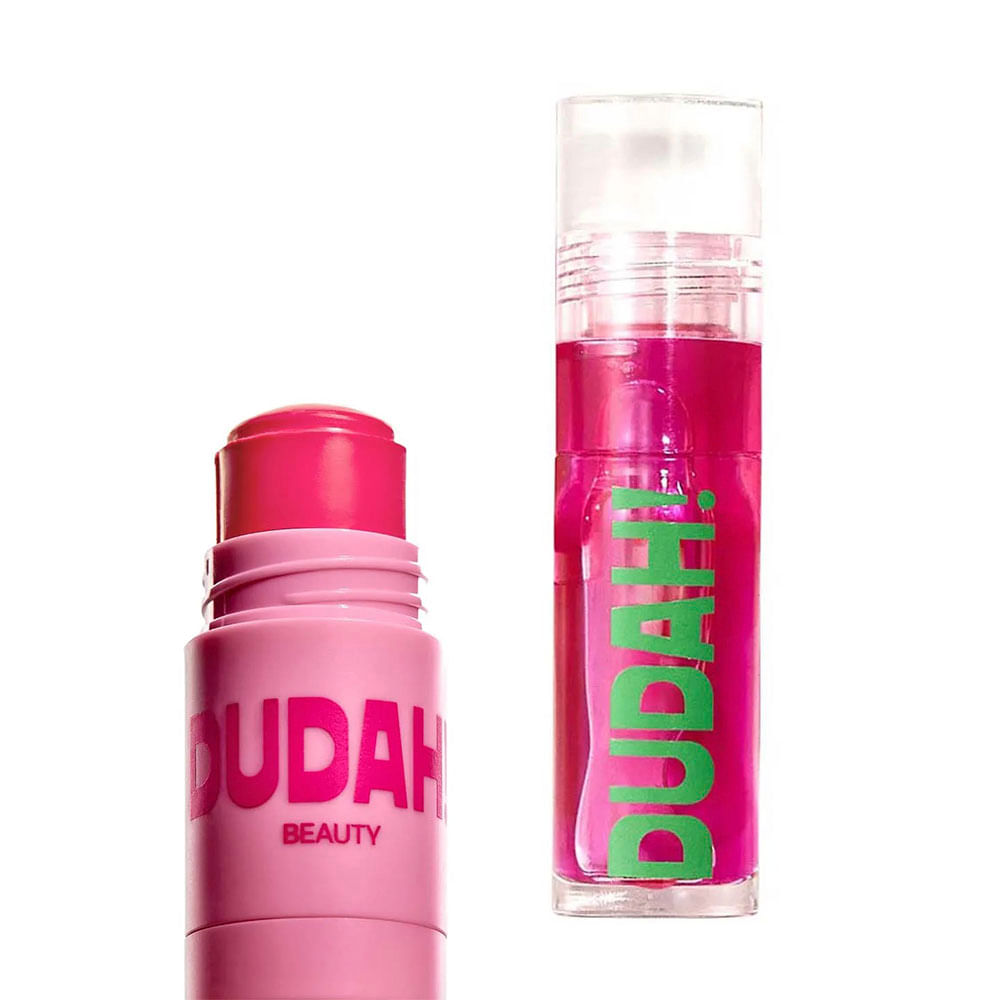 Dudah! Beauty Kit - Stick Blush Pink + Lip Glow Oil 001