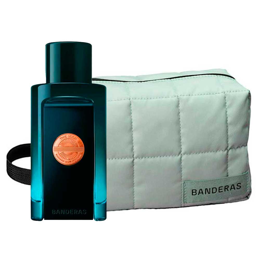 Banderas The Icon Attitude Kit - Perfume Masculino - Eau de Parfum + Nécessaire