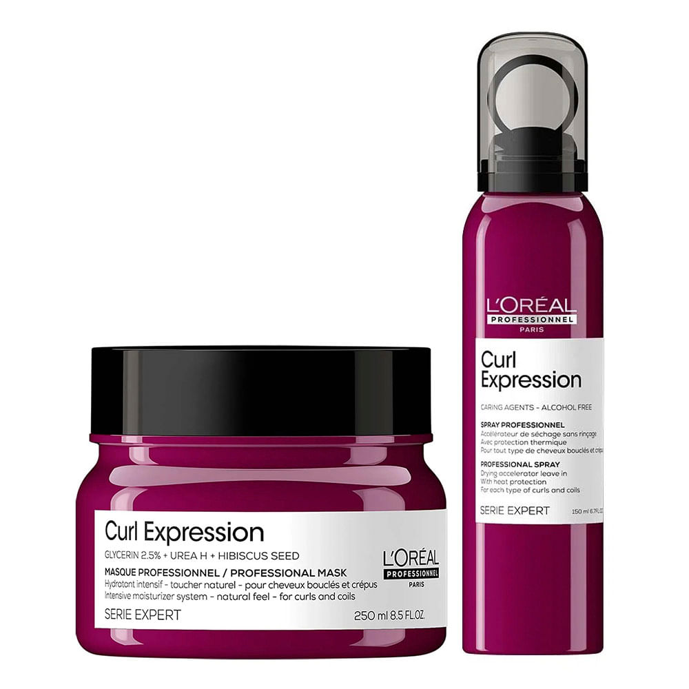 L’Oréal Professionnel Curl Expression Serie Expert Kit – Máscara + Acclerator Leave-in