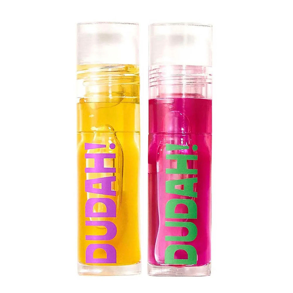 Dudah! Beauty Lip Glow Oil Kit com 2 unidades
