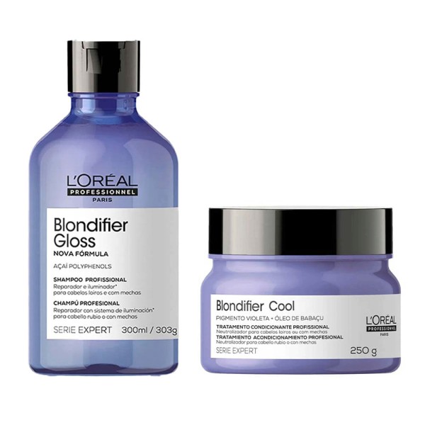 Encontraproduto.com.br - LOréal Professionnel Blondifier Kit – Shampoo + Máscara