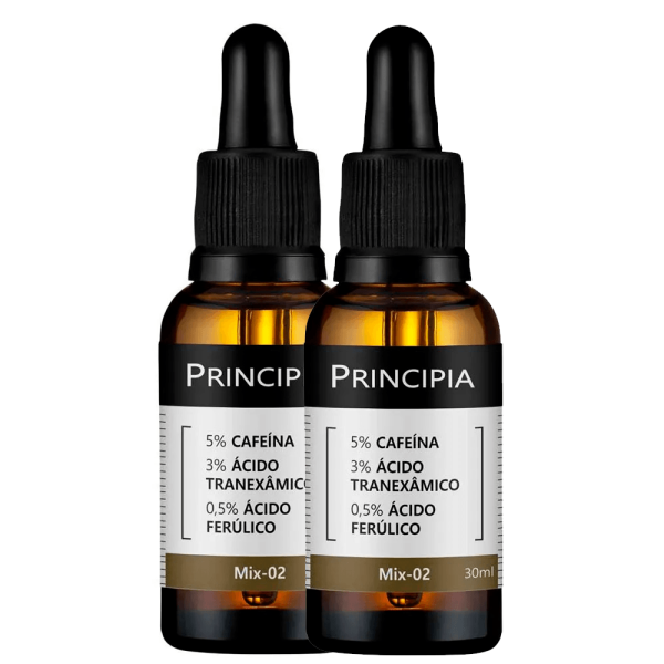 Encontraproduto.com.br - Principia Mix-02 Kit – Sérum Facial Anti-Olheiras e Manchas com 2 Unidades