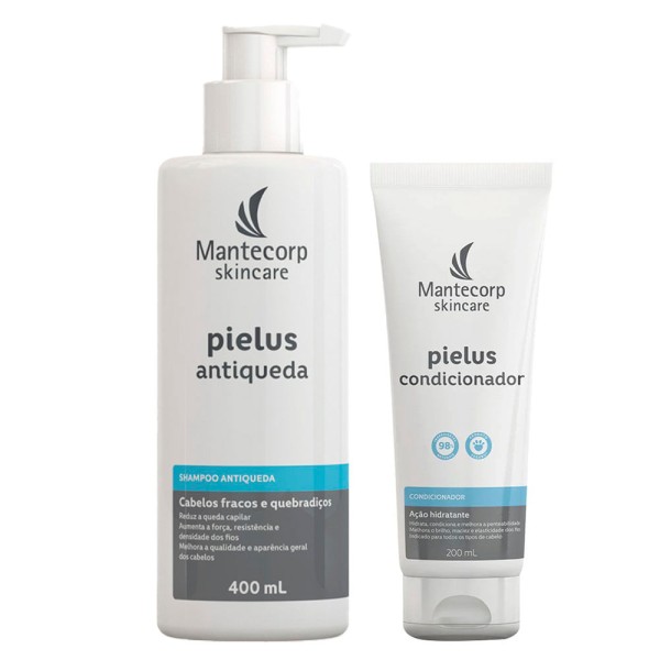 Encontraproduto.com.br - Mantecorp Pielus Kit – Shampoo + Condicionador Para Todos os Tipos de Cabelos