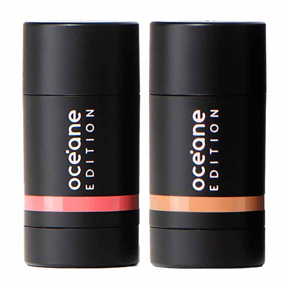 Océane Edition Mini Kit – Contorno Marrom Claro + Blush Rosa Claro