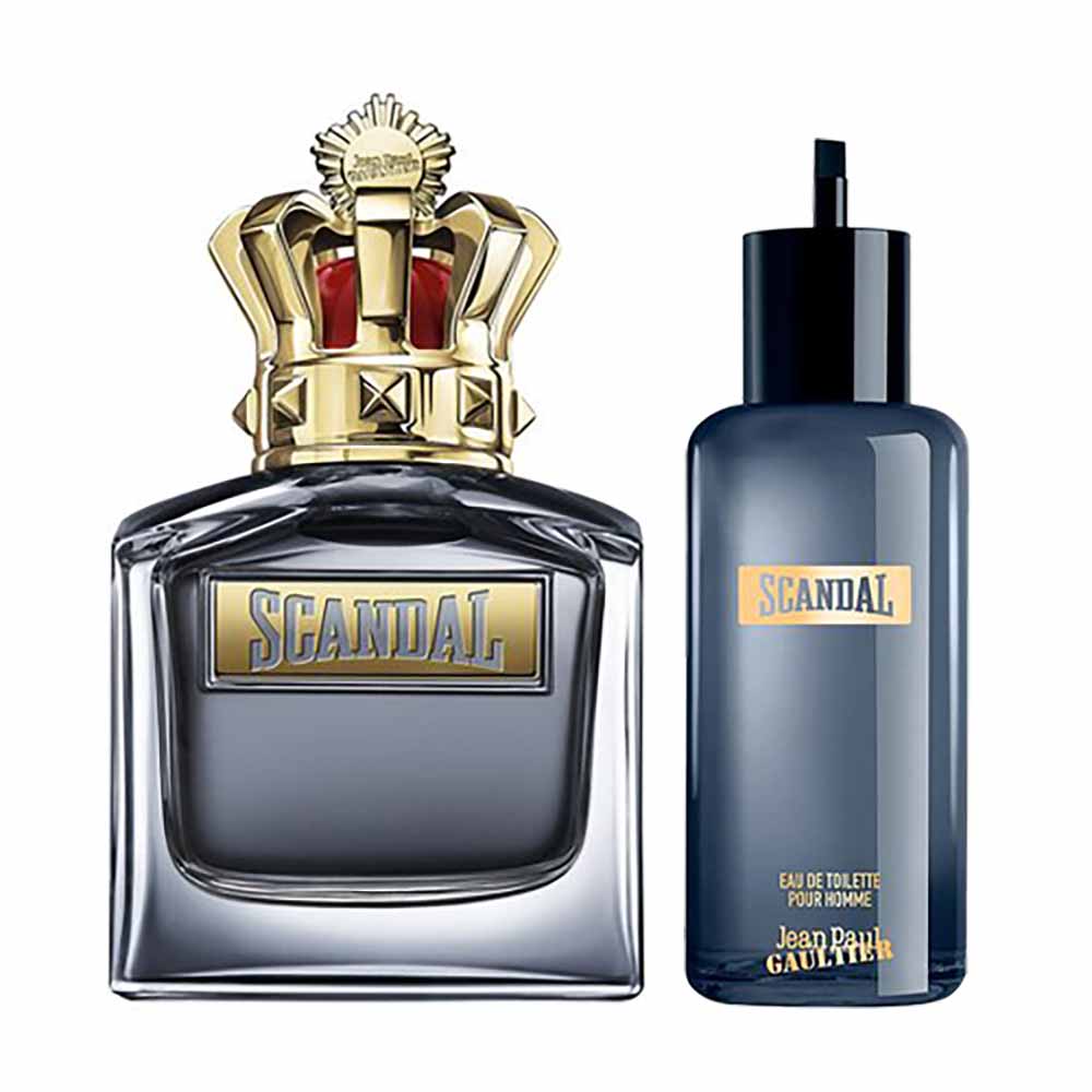 Scandal Pour Homme Kit - Refil + Perfume Masculino EDT