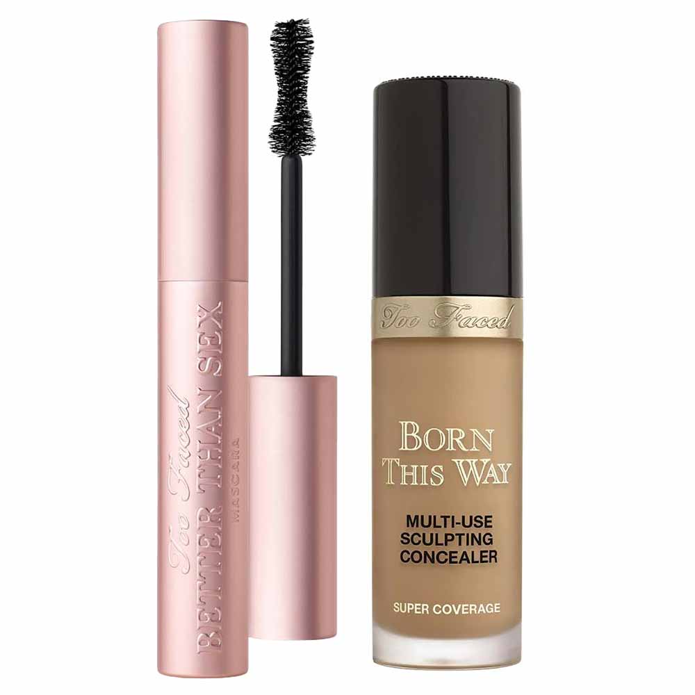 Too Faced Kit - Máscara de Cílios + Corretivo Líquido Mocha