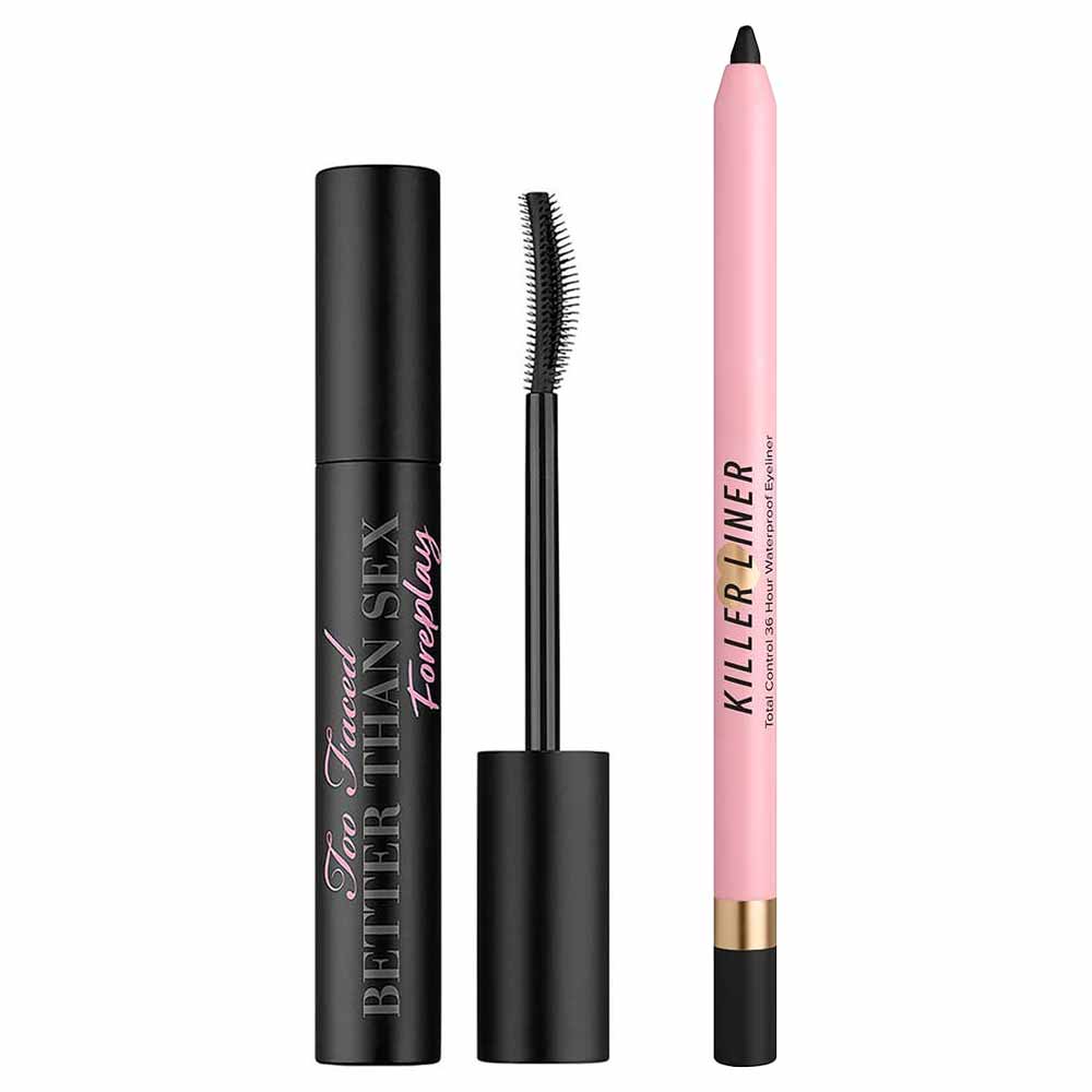 Too Faced Kit - Primer para Cílios + Delineador em Gel Black