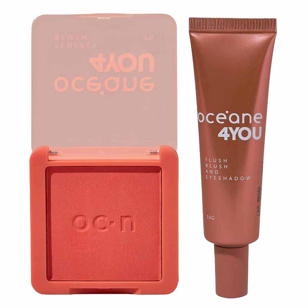 Océane 4 You - Blush Laranja + Blush Líquido Multifuncional Coral