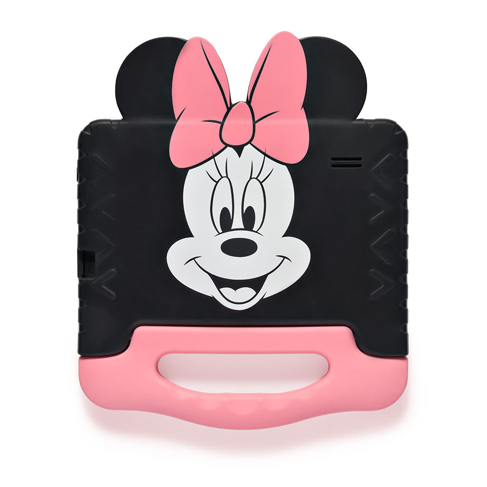 Encontraproduto.com.br - Tablet Infantil Minnie Controle Parental 32GB + Tela 7 pol + Case + Android 11 Quad Core - Preto - Multi - NB368OUT [Reembalado]