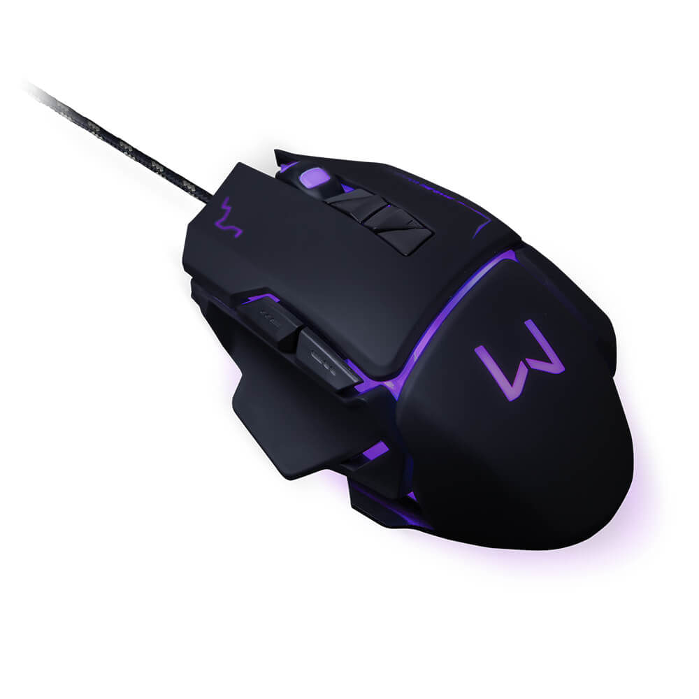 Mouse Gamer Ivor 3200DPI Preto Warrior  - MO261OUT [Reembalado]