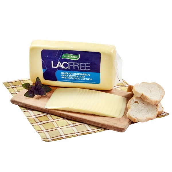 Encontraproduto.com.br - Queijo Muçarela Lacfree Verde Campo Fatiado Kg
