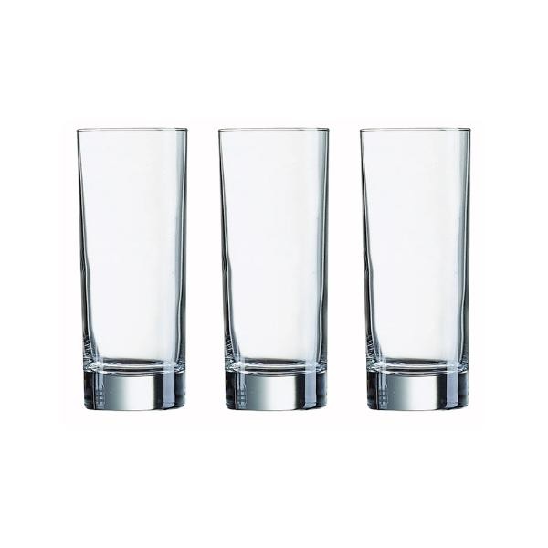Jogo de copos em vidro Luminarc Islande 330ml 3 peças