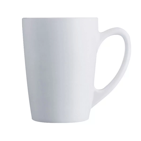 Encontraproduto.com.br - Caneca em Vidro Temperado Branco  320Ml Luminarc New Morning - 10142 - Gs Internacional