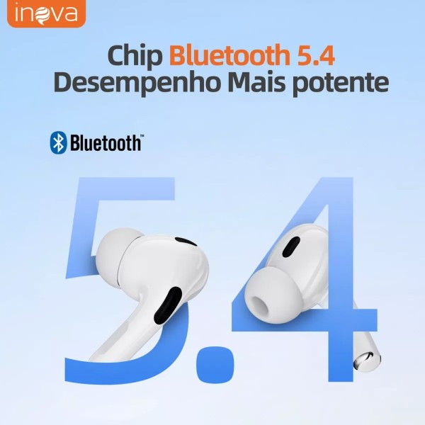Encontraproduto.com.br - Kit Smartwatch Inova Com Pulseira Respiravel Preto Fone E Carregador (MP)