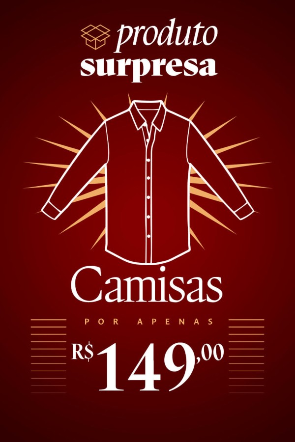 Encontraproduto.com.br - Camisa De Botão Surpresa Cores Variadas Reserva
