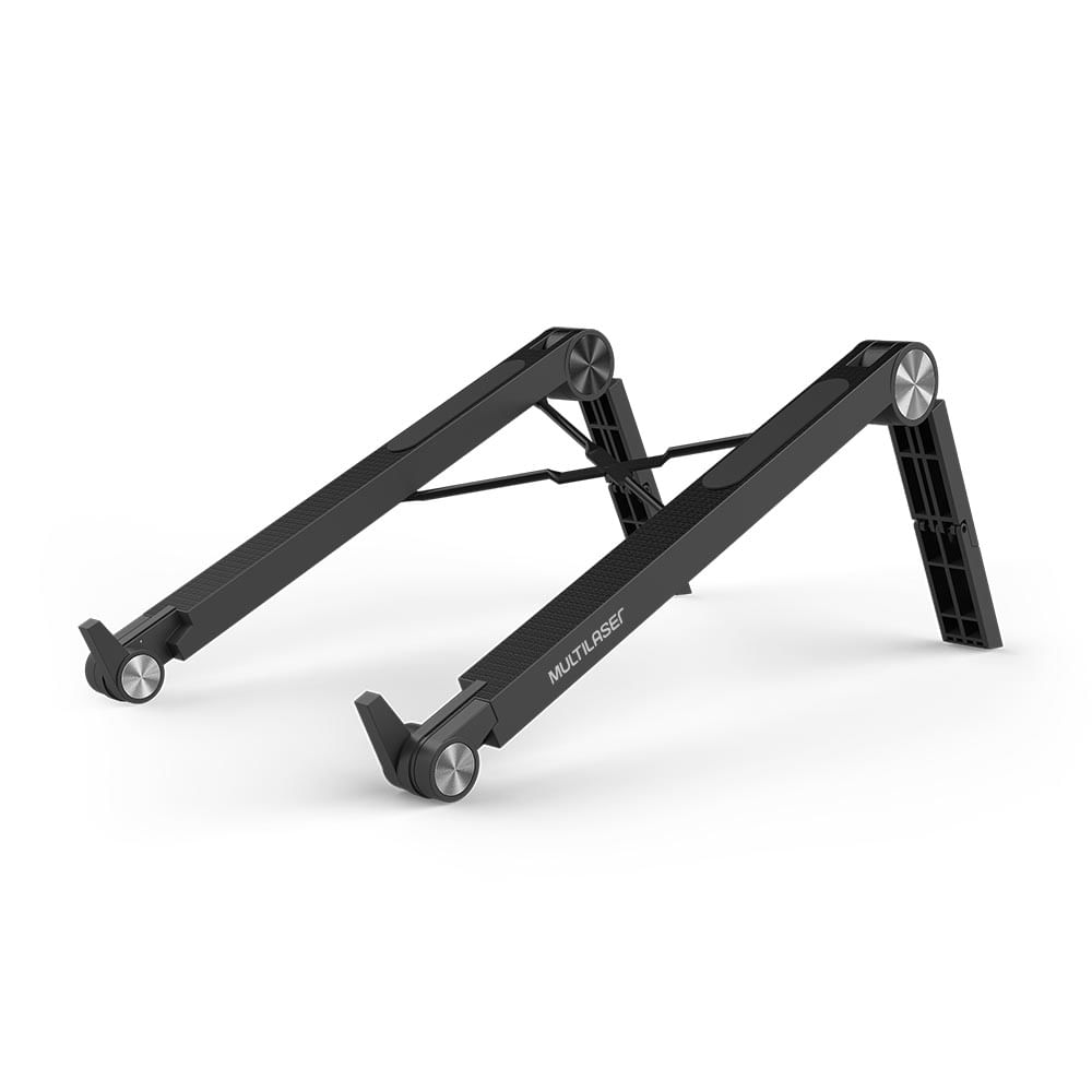 Encontraproduto.com.br - Suporte Portátil Para Notebook Preto Multilaser - AC381OUT [Reembalado]