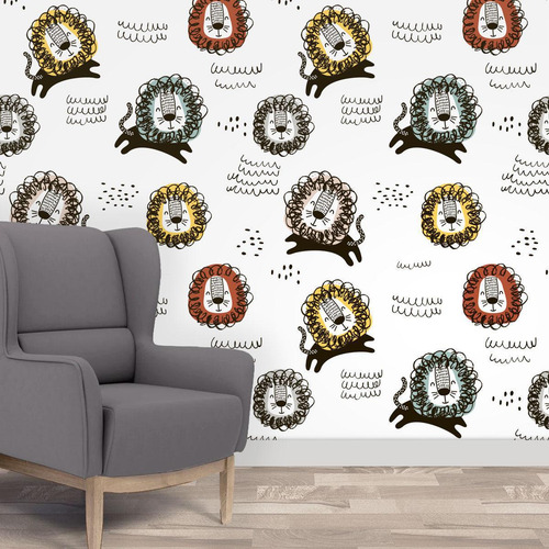 Papel De Parede Adesivo Infantil Mod 658 Vinílico 59x300cm