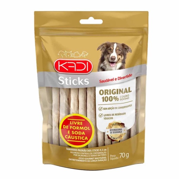 Encontraproduto.com.br - Petisco Kadi Sticks Osso Original 70g