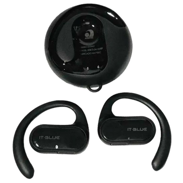 Encontraproduto.com.br - Fone De Ouvido Sem Fio IT Blue Bluetooth Preto (MP)
