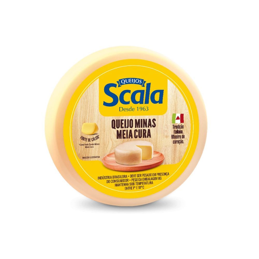 Queijo Minas Meia Cura Scala kg