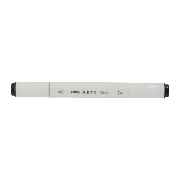 CANETA PONTA DUPLA ARTS DUO PRETO R.752.120