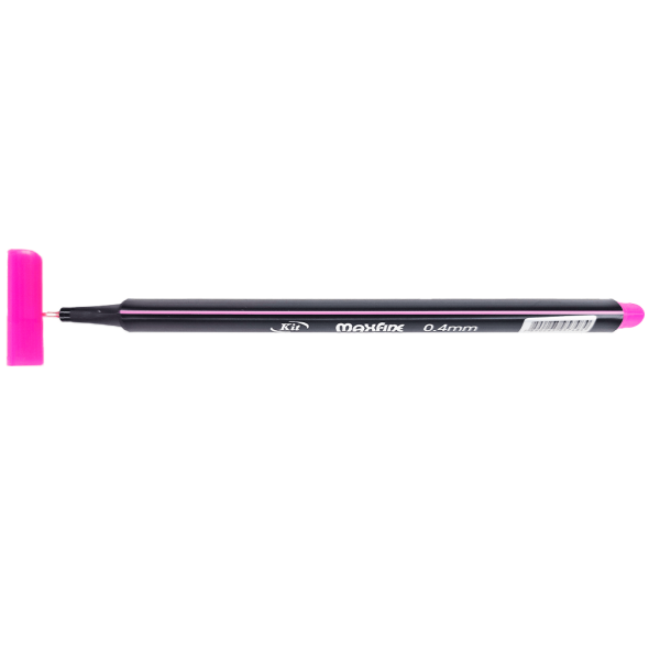 Encontraproduto.com.br - CANETA KIT MAX FINE 0.4MM ROSA NEON