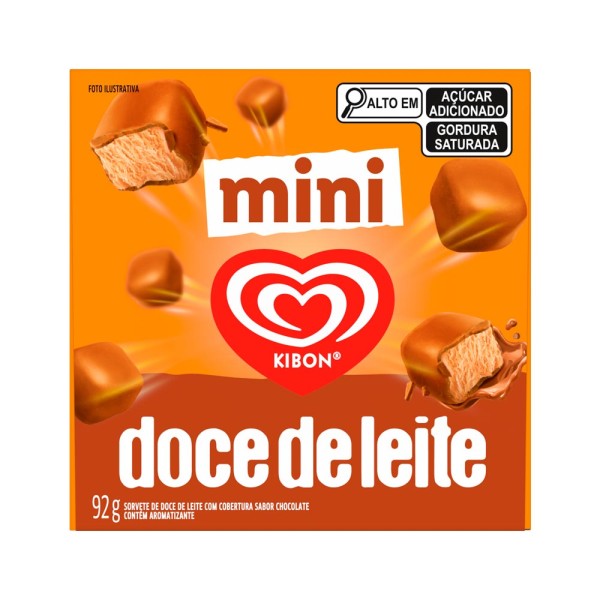 Kibon Sorvete Doce De Leite 92gr Mini