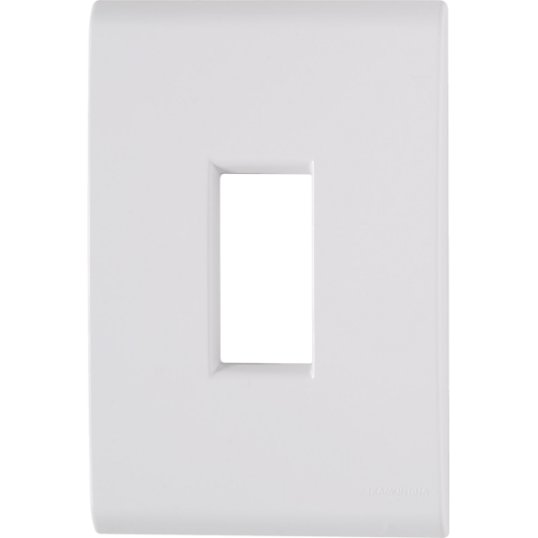 Placa 1 Posto Vertical 4X2 Liz Branco REF. 57106/003- Tramontina