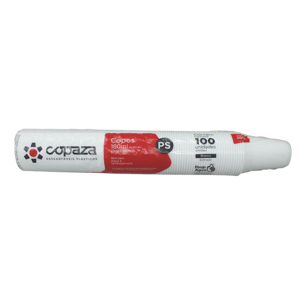 Encontraproduto.com.br - Copo de Agua Copaza C-180 Caixa com 2500 Unidades de 180ML