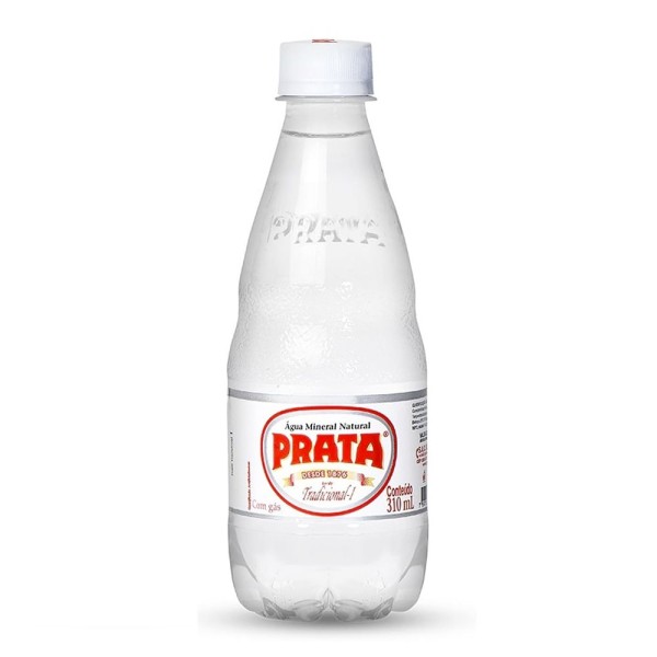 Água Prata Mineral Natural Com Gás Tradicional Pet 370ml