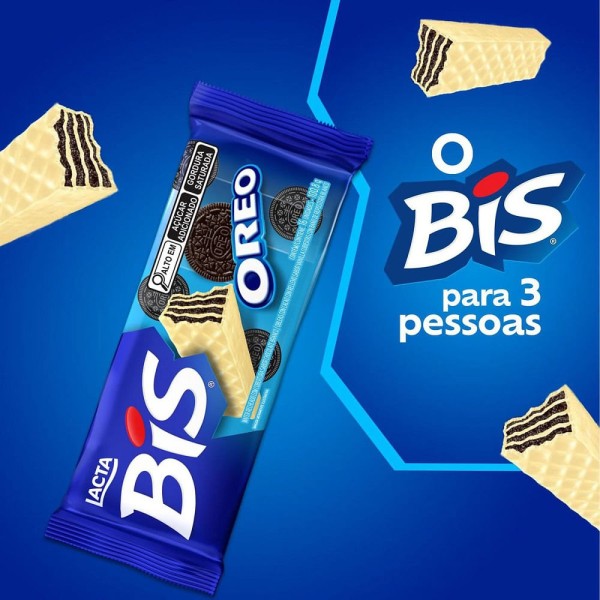 Encontraproduto.com.br - Chocolate Bis Lacta Oreo 100,8g