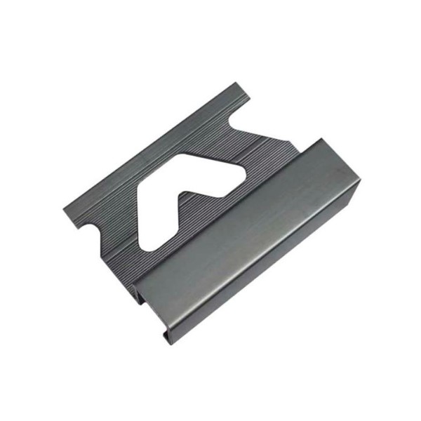 Encontraproduto.com.br - Perfil Alumínio Viscardi Firenze Titanium 1,0x1,2x300cm