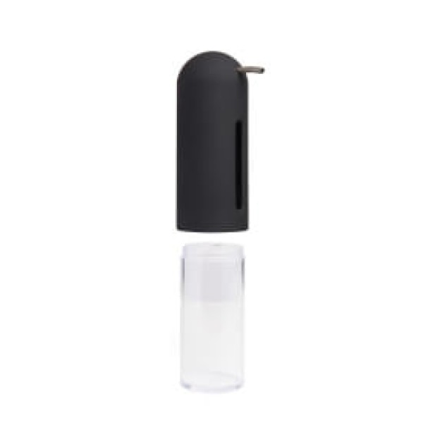 Encontraproduto.com.br - Dispenser Porta Detergente Penguin Preto 355ml