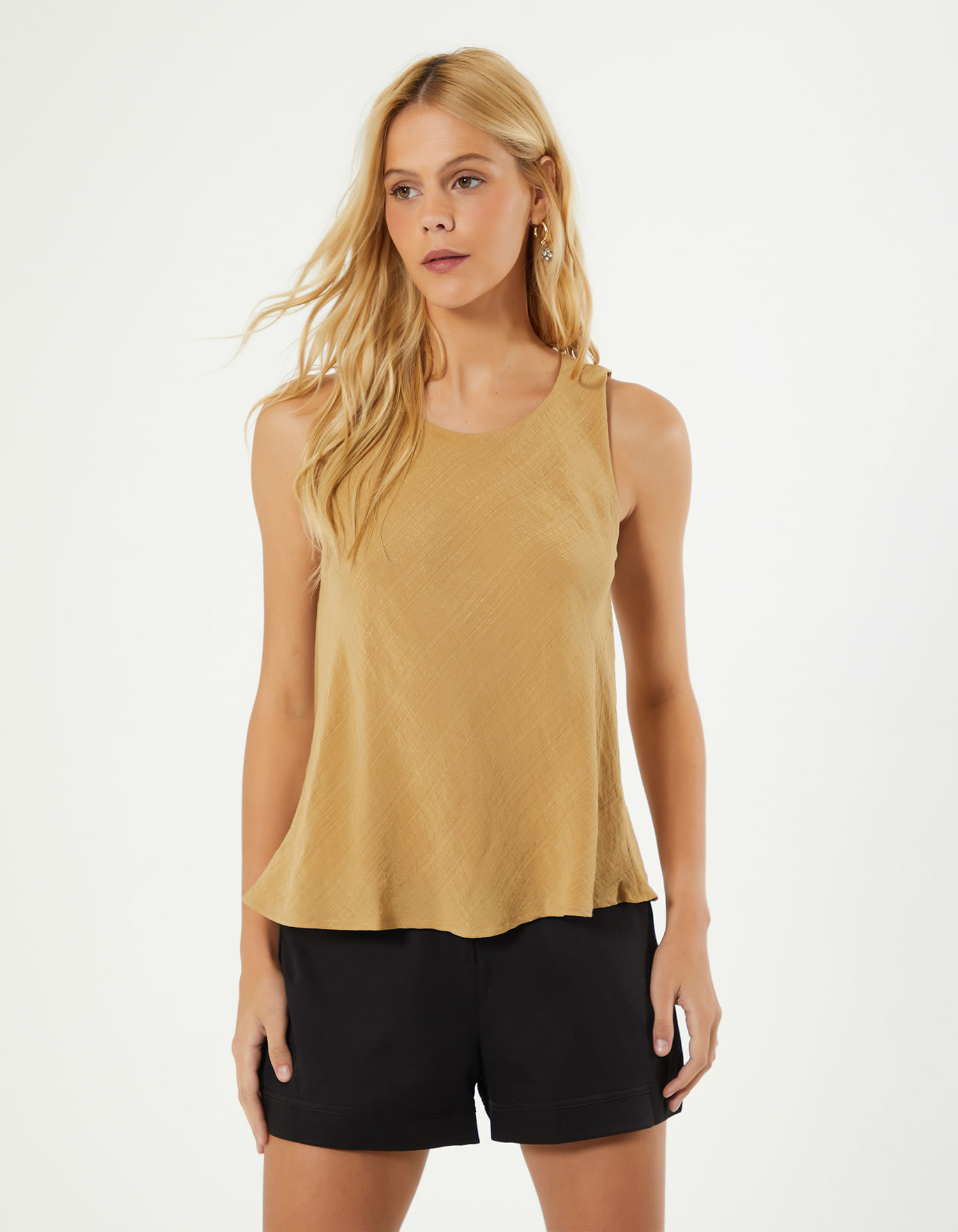 Regata Enviesada Rayon - Caqui