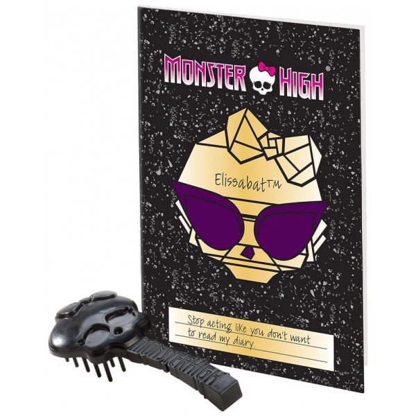 Encontraproduto.com.br - Monster High Boneca Elissabat para Crianças a partir de 6 Anos, MATTEL BDD87, Violeta