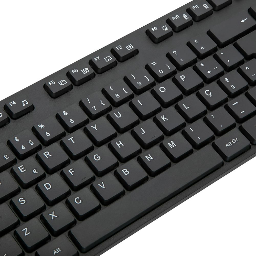Encontraproduto.com.br - Teclado Com Fio Targus Com 108 Teclas ABNT Compatível com Windows e Mac USB - AKB30OUT [Reembalado]