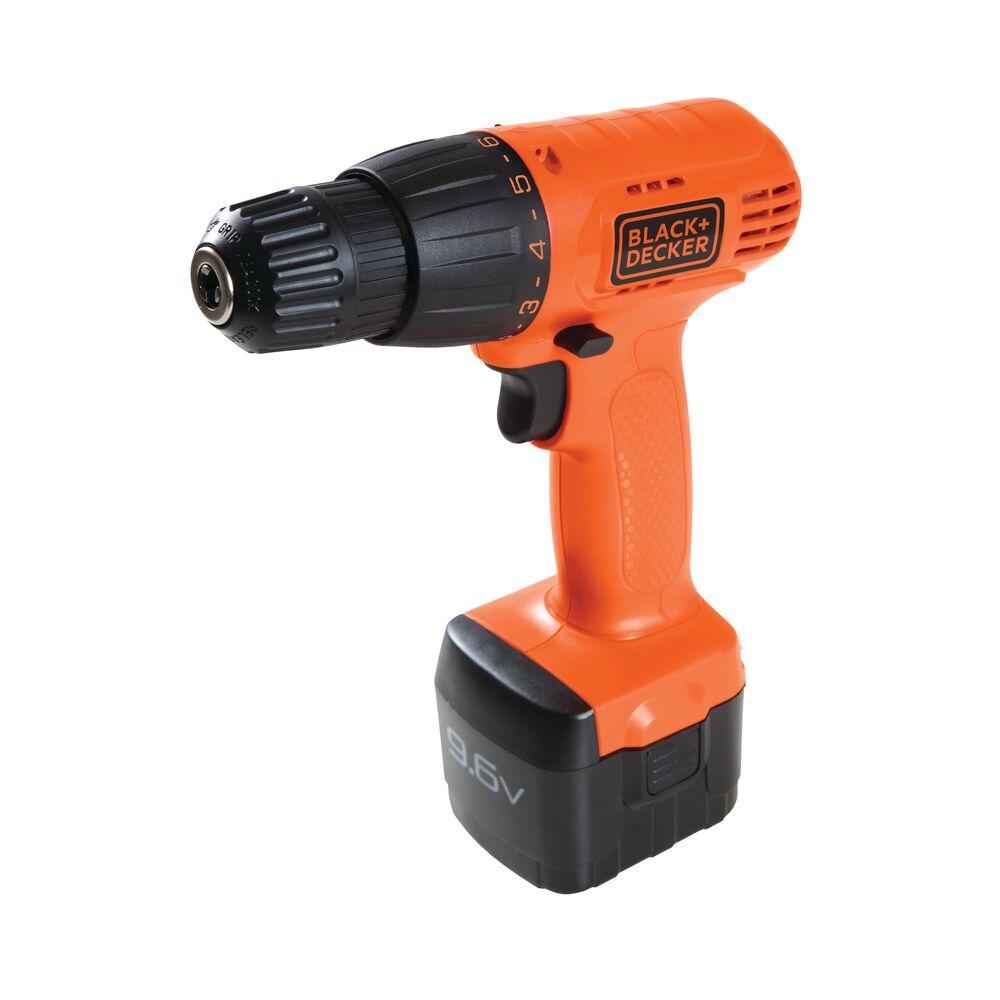 Furadeira Parafusadeira Bateria 9,6V CD961 Bivolt Black+Decker