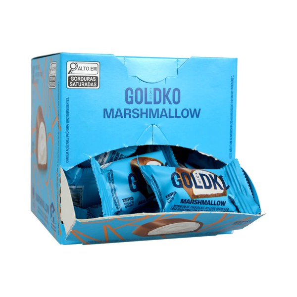 Encontraproduto.com.br - Caixa de bombom de marshmallow zero adição de açúcares (43 Kcal por unidade) - 18 unidades
