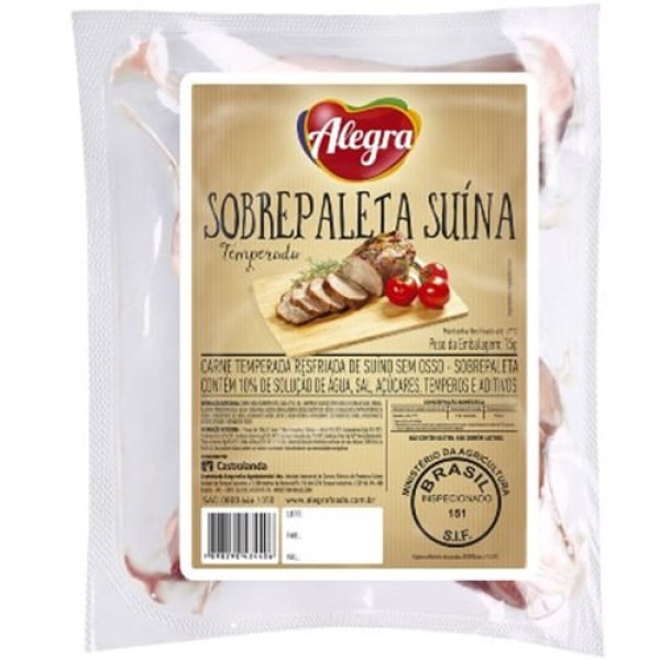 Carne Suína Sobrepaleta Resfriada Alegra kg