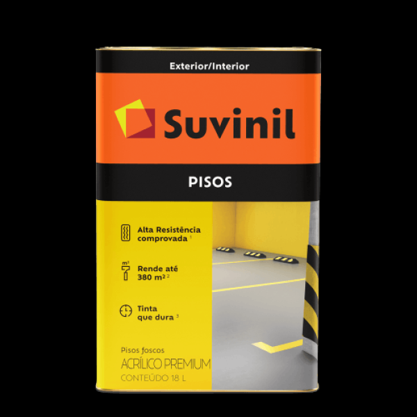 Tinta Acrílica Premium Para Pisos Branca 18L Suvinil