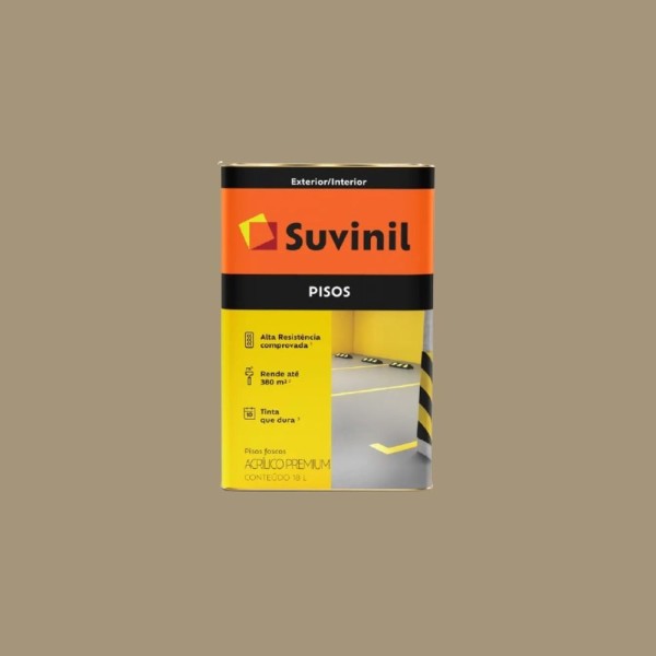 Tinta Acrílica Premium Fosco Para Pisos Concreto 18L Suvinil