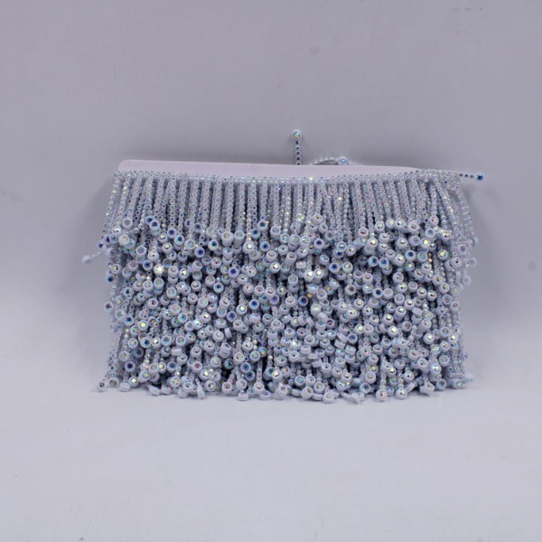 Encontraproduto.com.br - FRANJA DE STRASS 60MM EM ABS COM 01 METRO