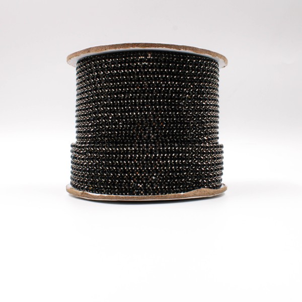 Encontraproduto.com.br - CORRENTE DE STRASS JUNTA SS16 EM VIDRO COM 01 METRO