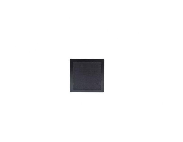 Encontraproduto.com.br - Arandela Quadrada Plastica Fiamon 6 Polegadas com Difusor 30RMS 8R Preta