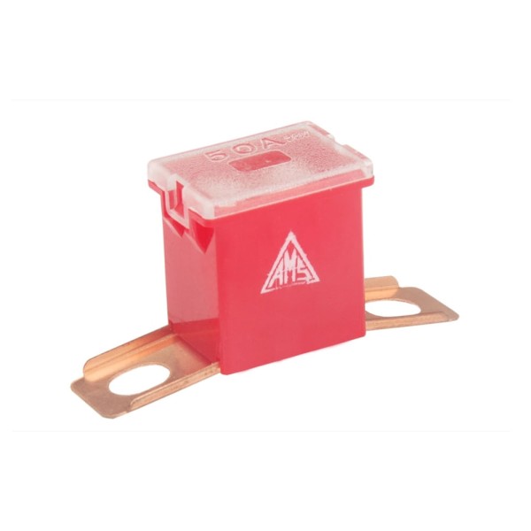 Encontraproduto.com.br - Fusivel Mega Macho Lateral Elemento Curto Vermelho 50A
