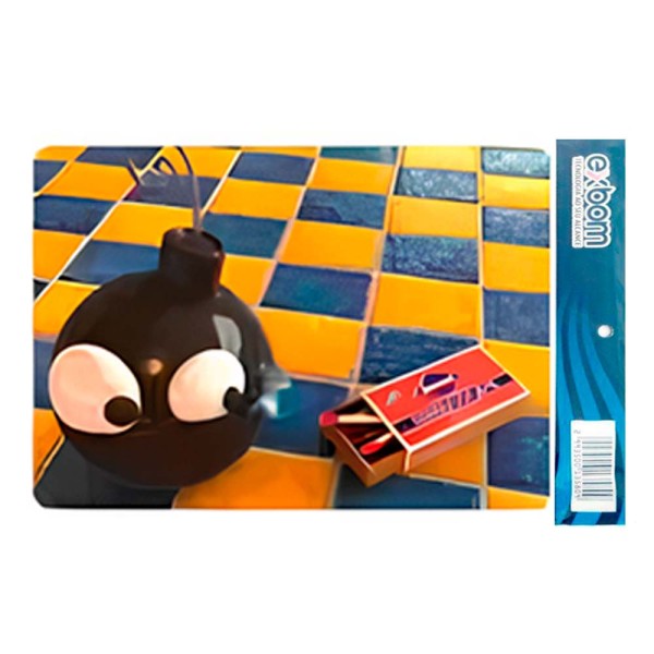 Encontraproduto.com.br - Mouse Pad Xadrez Tecido 220x180x2mm MP-2218E Exbom
